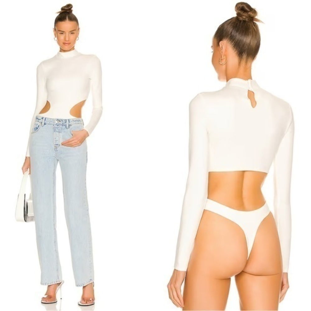H:ours Micaela White Bodysuit